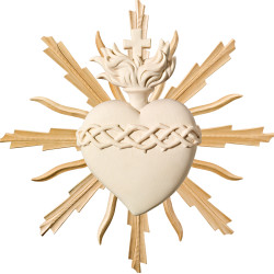 Sacrado Corazón de Jesús con aureola